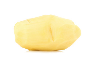 Potato peel isolated on white background