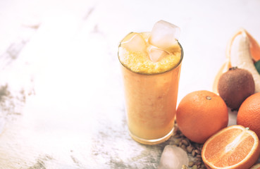 Orange Juice Fresh with Fruit