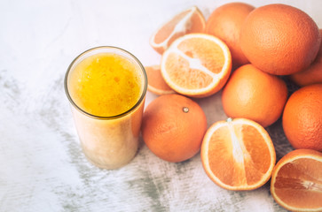Orange Juice Fresh with Fruit