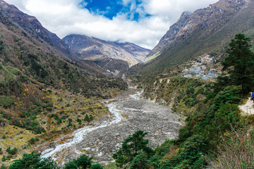 Fototapeta na wymiar Nature of the Himalayas