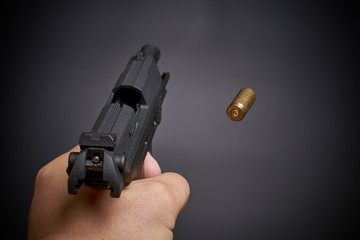 shooting, firing a handgun