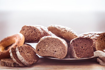 composition with fresh bread