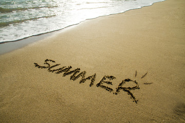 Summer Beach - Stock Image