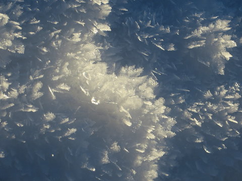 Hintergrund Schneekristalle