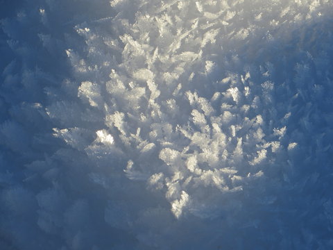 Hintergrund Schneekristalle