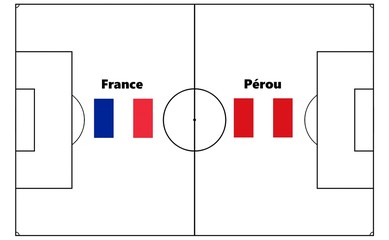 Match de foot : France Pérou