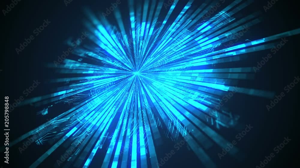 Poster abstract looping technology speed concept motion video.abstract futuristic circuit board. global net