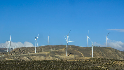 Alternative Green Energy Windmill and Blue Sky