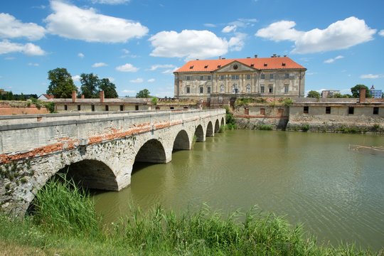 Baroque castle in the town Holic, Slovakia