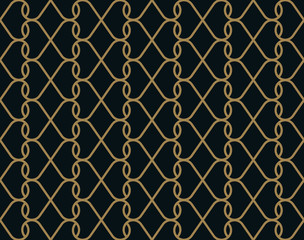Fototapeta premium abstract seamless ornament lines pattern vector illustration
