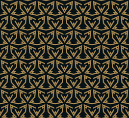 Fototapeta premium abstract seamless ornament lines pattern vector illustration