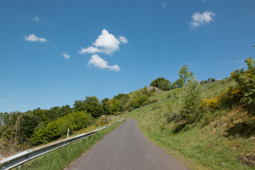 Fototapeta na wymiar Paysage dans le Cantal, Auvergne