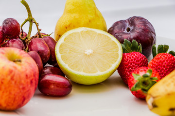 Frutas e legumes frescos