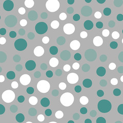 Fototapeta na wymiar Abstract polka dot vector seamless background