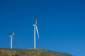 Alternative Green Energy Windmill and Blue Sky