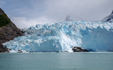 View from Argentino Lake to Spegazzini Glacier