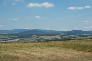 Obraz premium Mountains White Carpathian with the highest top Velka Javorina, eastern Moravia, Czech republic, Europe