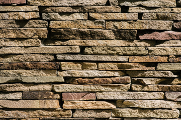 full frame image of stone wall background