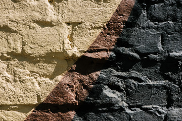 full frame image of colorful brick wall background