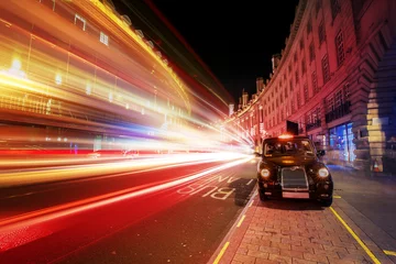 Fototapeten Speed of light in London City  © YiuCheung