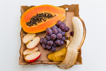 Frutas e verduras frescos