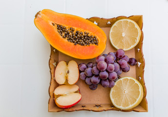 Frutas e verduras frescos
