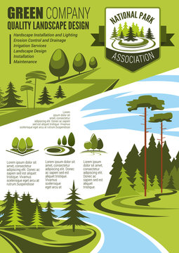 Landscape maintenance and horticulture poster