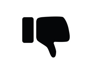 dislike icon design illustration,glyph style design, designed for web and app