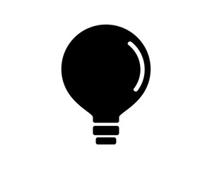 light bulb icon design illustration,glyph style design, designed for web and app