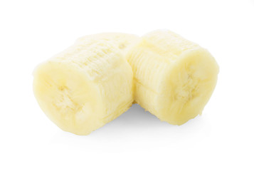 Banana slice isolated