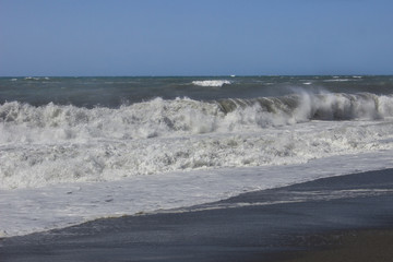 Seaside West Coast Rocky Beach Pacific Ocean