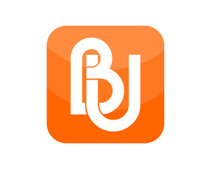 red rectangle typography alphabet font typeset logotype image vector icon