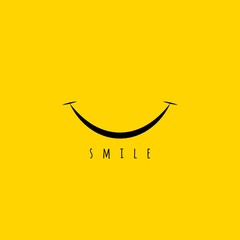Smile Vector Template Design Illustration