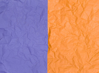 crumpled color paper in geometric flat.texture. Abstract background with copy space