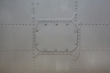 Metal surface of military Armored.