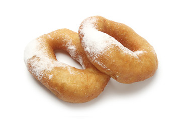 Donuts with powdered sugar