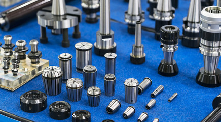 High precision drilling holder, milling chuck and collet for high accuracy part manufaturing © sorapolujjin