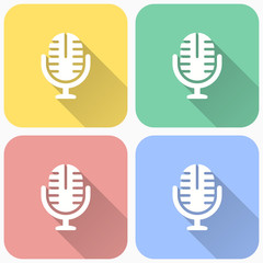 Microphone vector icon