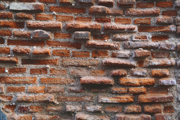 old red brick wall background