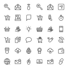 Seo marketing flat icon