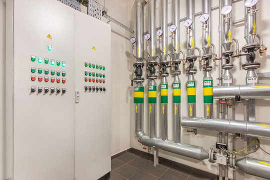Electrical switch panel of switchgear room