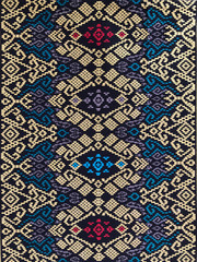 A beautiful art of Sarawak batik pattern. Sarawak batik is rapidly gaining popularity among Malaysians and tourists.