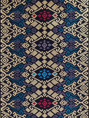 A beautiful art of Sarawak batik pattern. Sarawak batik is rapidly gaining popularity among Malaysians and tourists.