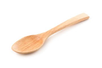 Wooden Spoon isolated on a white background