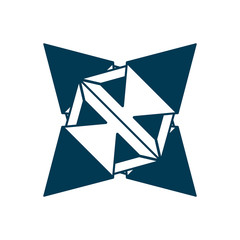 Sign of the letter X