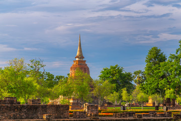 sukhothai historical park ,Thailand , on May 05,2018