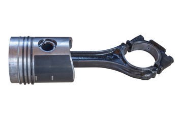 Obraz premium piston and rocker of a modern truck close-up