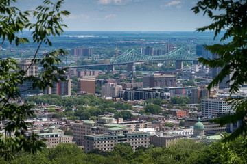 View of Montreal city in Canada