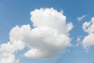 Obraz na płótnie Canvas Blue sky and white clouds.