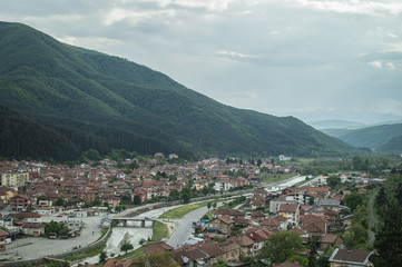 Fototapeta na wymiar Small town in Bulgaria